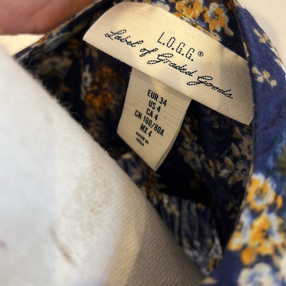 LIKE NEW H&M FLORAL BLOUSE SIZE 4 - Picture 8 of 10